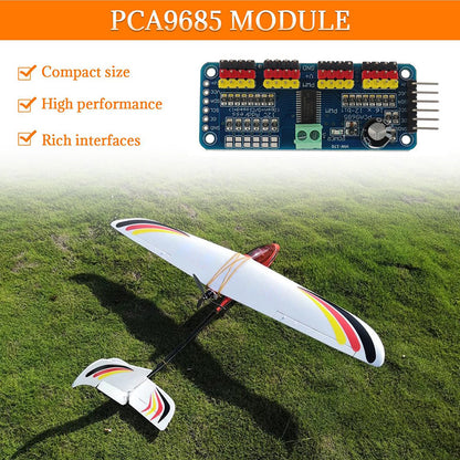 16 Channel 12-bit PWM/Servo Driver-I2C interface PCA9685 module Raspberry pi shield module servo shield