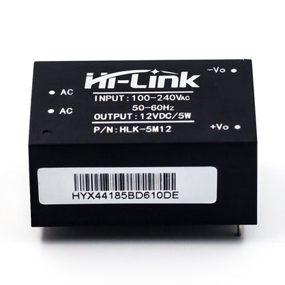 HI-Link AC-DC 220V to 12V Step-down Power Supply HLK-PM01/03/12/24 HLK-5M03/05/12 Mini Power Supply Module Intelligent Household Switch Power