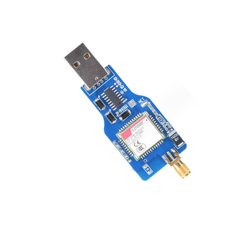 SIM800C USB to GSM Module Quad-band GSM GPRS Module for Bluetooth SMS Messaging With Antenna