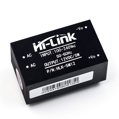 HI-Link AC-DC 220V to 12V Step-down Power Supply HLK-PM01/03/12/24 HLK-5M03/05/12 Mini Power Supply Module Intelligent Household Switch Power