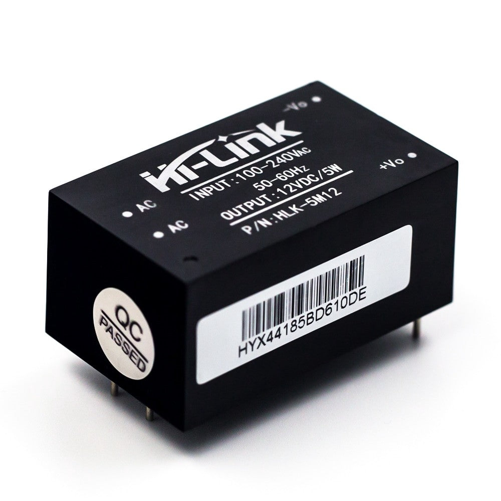 HI-Link AC-DC 220V to 12V Step-down Power Supply HLK-PM01/03/12/24 HLK-5M03/05/12 Mini Power Supply Module Intelligent Household Switch Power
