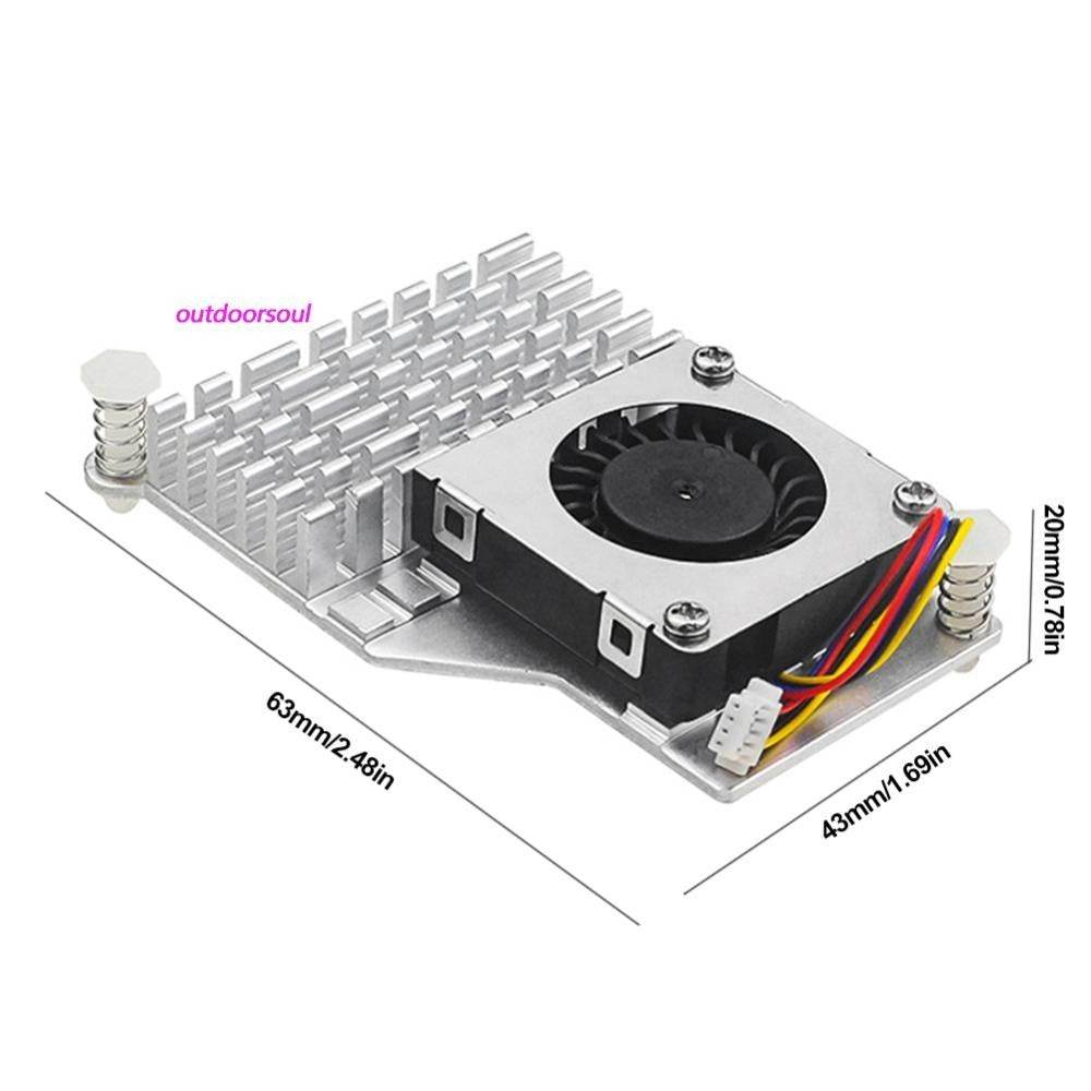 Raspberry Pi 5 Active Cooler Official Fan Heatsink Useful Cooling Radiator