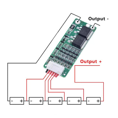 18650 5S 15A Li-ion Lithium Battery Charger Protection Board 18V 21V Cell Protection Circuit