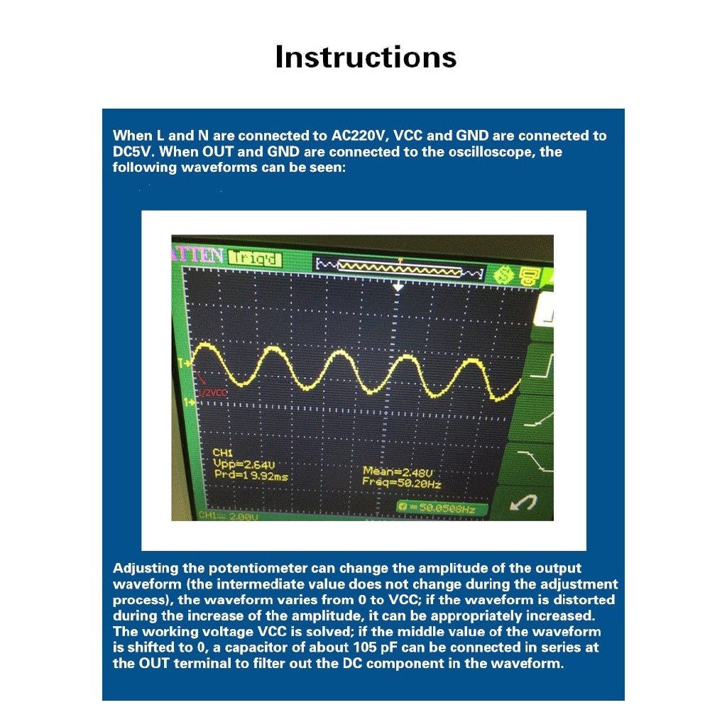 ZMPT101B Active Single Phase Voltage Transformer Module AC Output Voltage Sensor 2mA