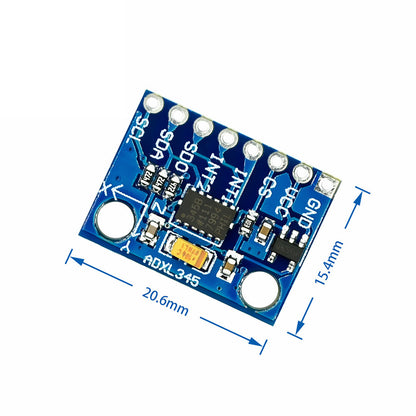 GY-291 digital three-axis acceleration of gravity tilt module IIC / SPI transmiss Unsoldered ADXL345
