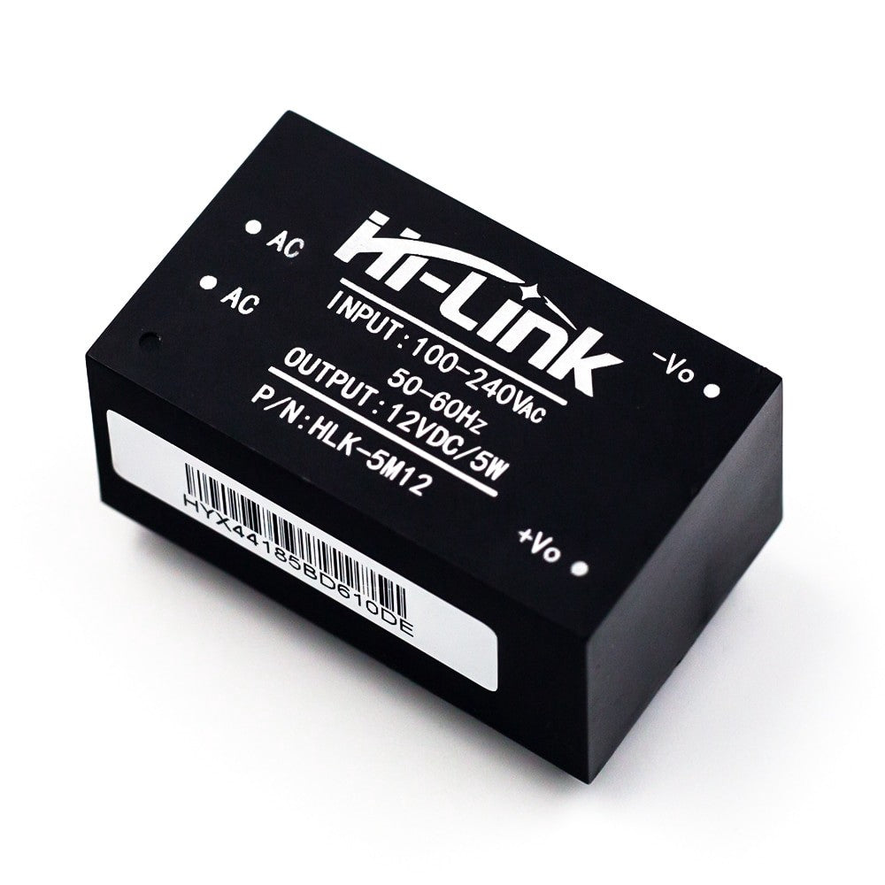HI-Link AC-DC 220V to 12V Step-down Power Supply HLK-PM01/03/12/24 HLK-5M03/05/12 Mini Power Supply Module Intelligent Household Switch Power