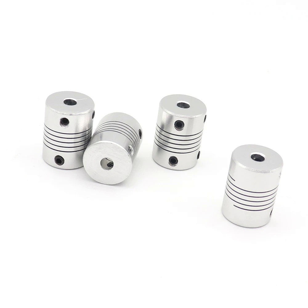 Aluminum Z-axis Flexible coupling for 3D printer stepper Motor shaft couplers, D19L25, 3mm, 4mm, 5mm, 6mm, 6,35mm, 8mm, 10mm