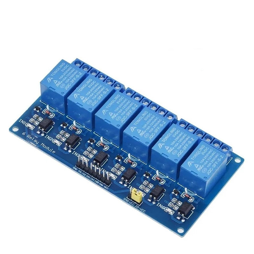 5V 12V  24V 1 2 4 6 8 Way Channel Relay Module with Optocoupler Low level AC 240V DC 30V for Arduino
