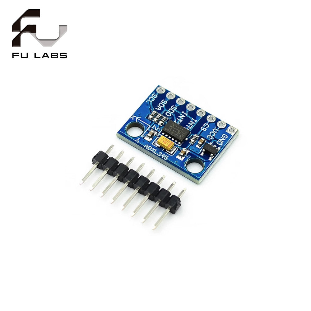 GY-291 digital three-axis acceleration of gravity tilt module IIC / SPI transmiss Unsoldered ADXL345