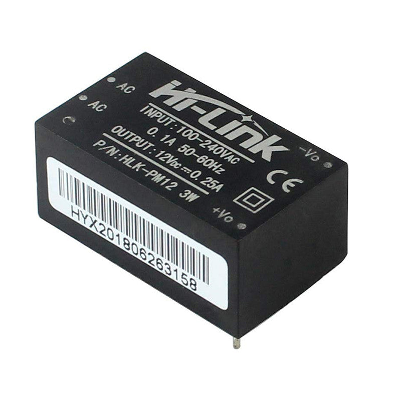 HI-Link AC-DC 220V to 12V Step-down Power Supply HLK-PM01/03/12/24 HLK-5M03/05/12 Mini Power Supply Module Intelligent Household Switch Power