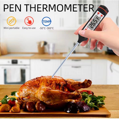 Digital Food Kitchen Thermometer Probe  LCD Meat Cooking Candy Sugar thermometer TP101