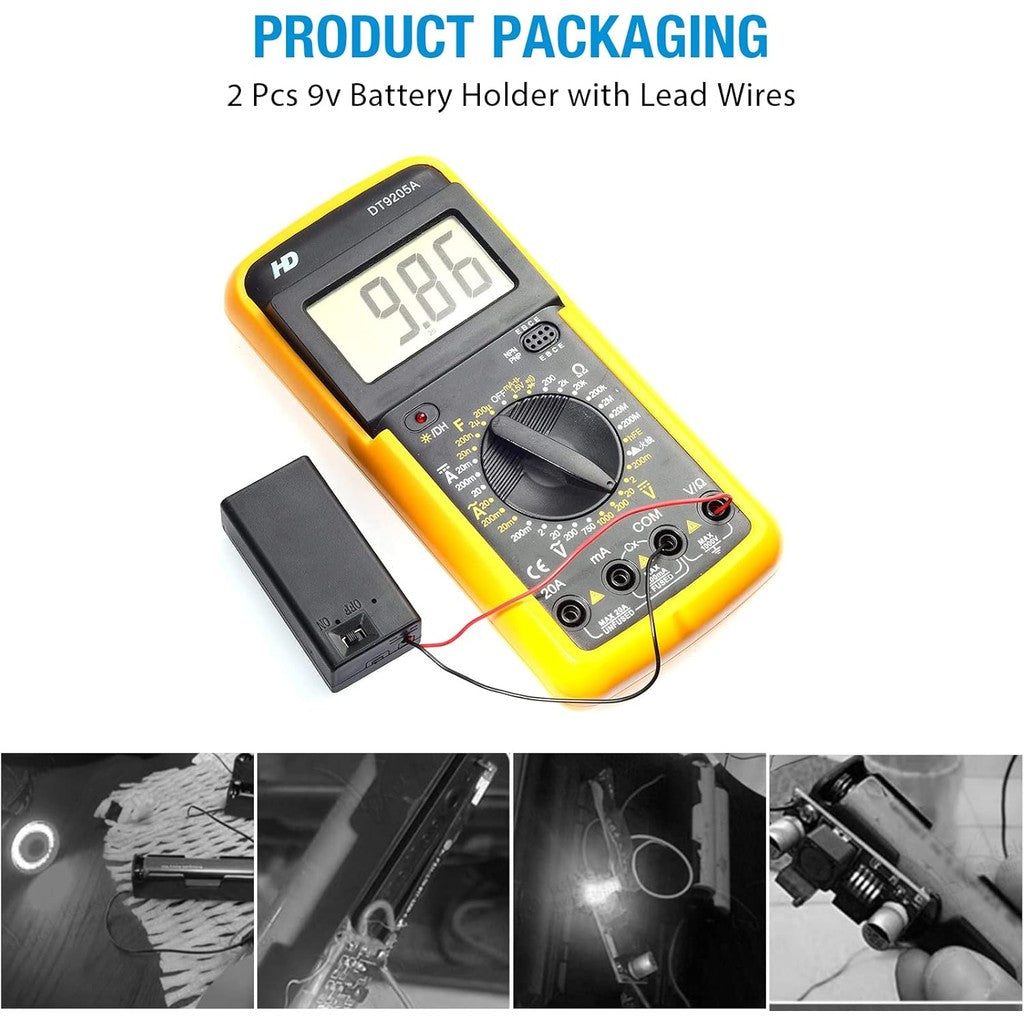 9V BATTERY CLIP SNAP PLUG CAP CONNECTOR