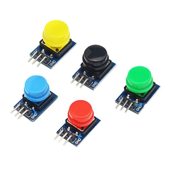 1PCS 12X12MM Big key module Big button module Light touch switch module with hat High level output f