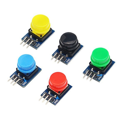 1PCS 12X12MM Big key module Big button module Light touch switch module with hat High level output f