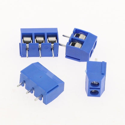 10Pcs KF301- 2P Screw 5.0mm Terminal Block 2 Pin 3 Pin Pcb Terminal Block Connector