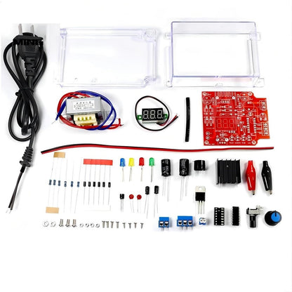 LM317 Adjustable Power Supply DIY Electronic Kit Regulated Voltage PCB Board 110V 220V 12V Stabilize