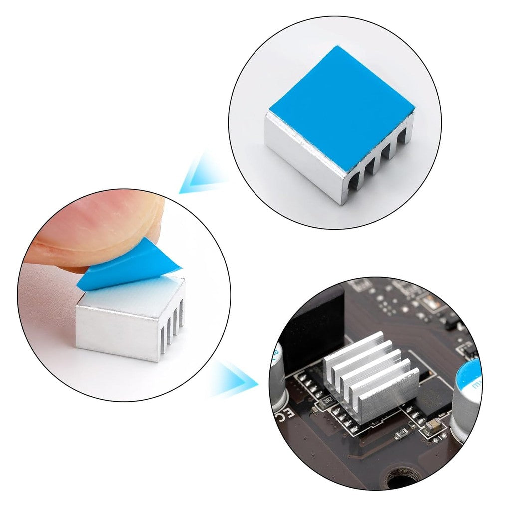 9x9x5 Aluminum Heat Heat Block Cooling Heatsink 9mm 5mm for A4988