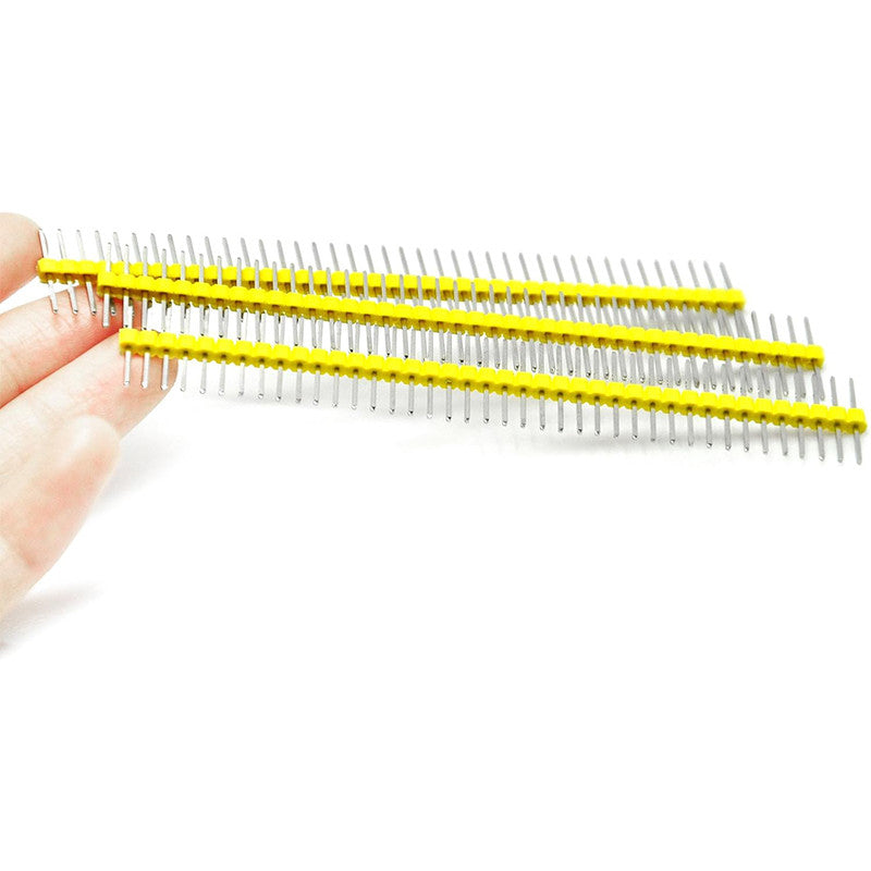 10PCS Header 40 Pin 1x40 Single Row Male 2.54 Breakable Pin Connector Strip For Arduino