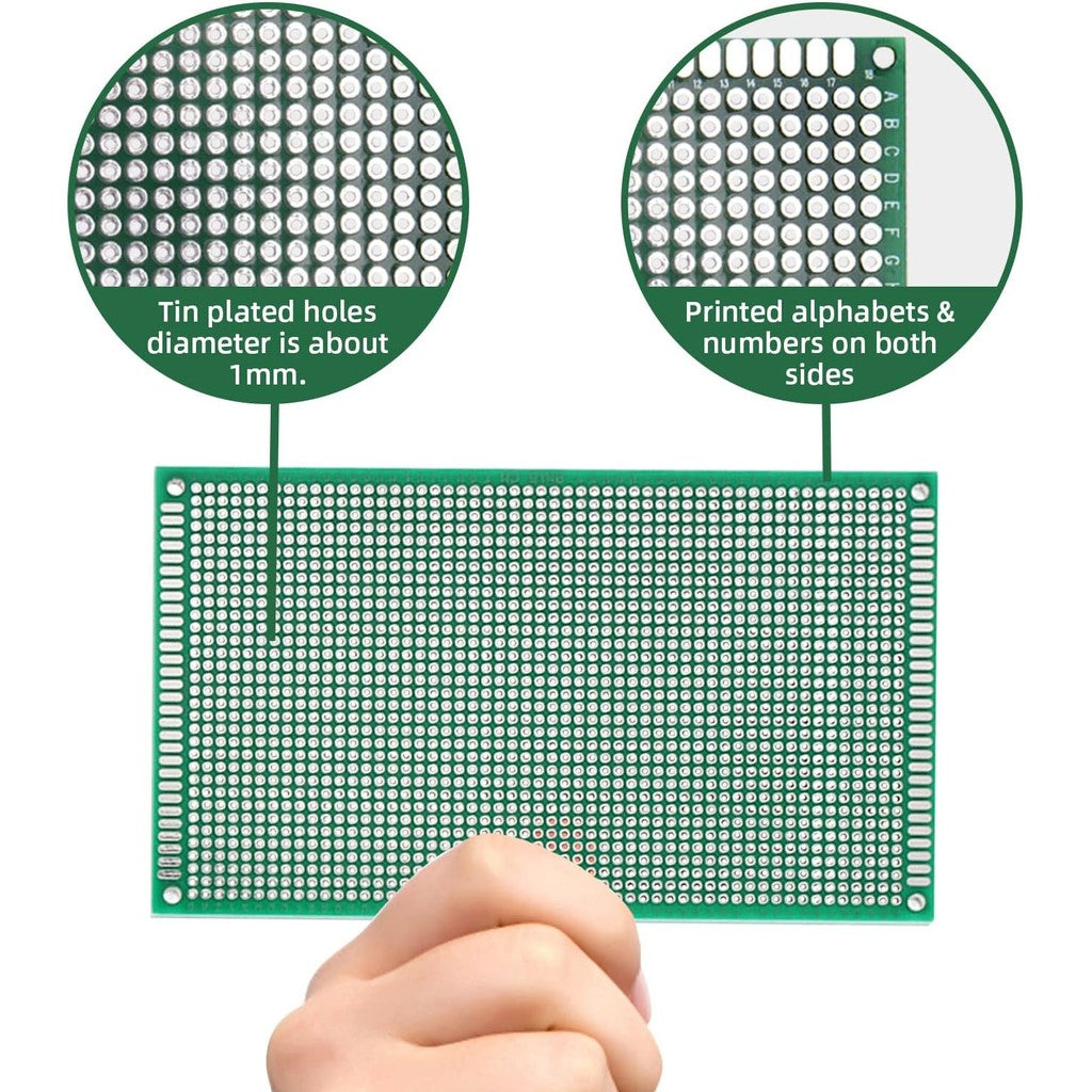 Pcb Board 15 * 20cm 18*30 Double-sided Solder Coating Universal Board Multifunctional Experimental Circuit Board