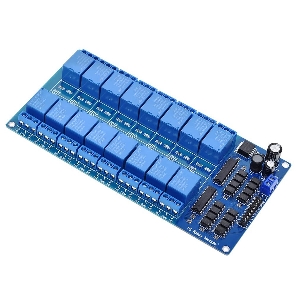 16 Channel 5V 12V 24V 10A Relay Module