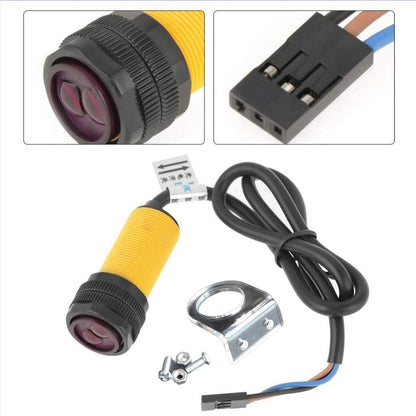 E18-D80NK Infrared Avoidance Sensor Close To Switch Smart Car 3-80cm With Dupont Head