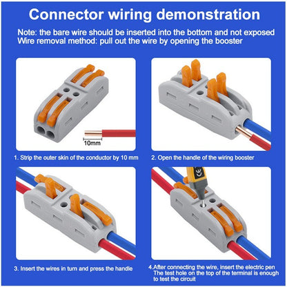 Quick Wire Terminal Connector Universal Wiring Cable Connector Wire connector 32A quick connector