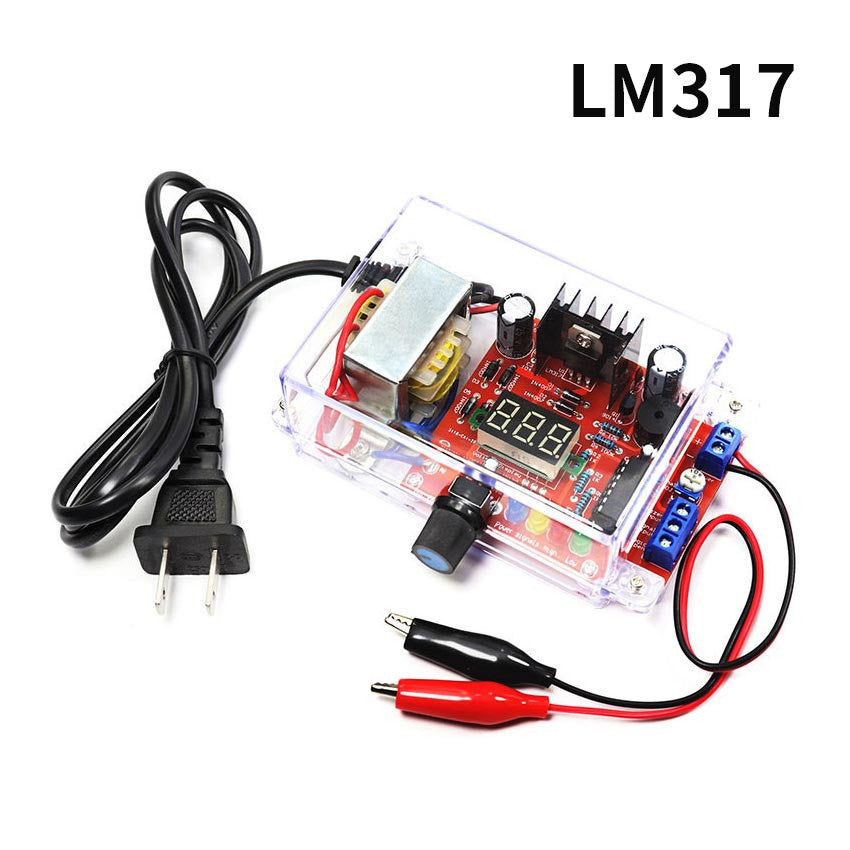 LM317 Adjustable Power Supply DIY Electronic Kit Regulated Voltage PCB Board 110V 220V 12V Stabilize