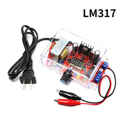 LM317 Adjustable Power Supply DIY Electronic Kit Regulated Voltage PCB Board 110V 220V 12V Stabilize