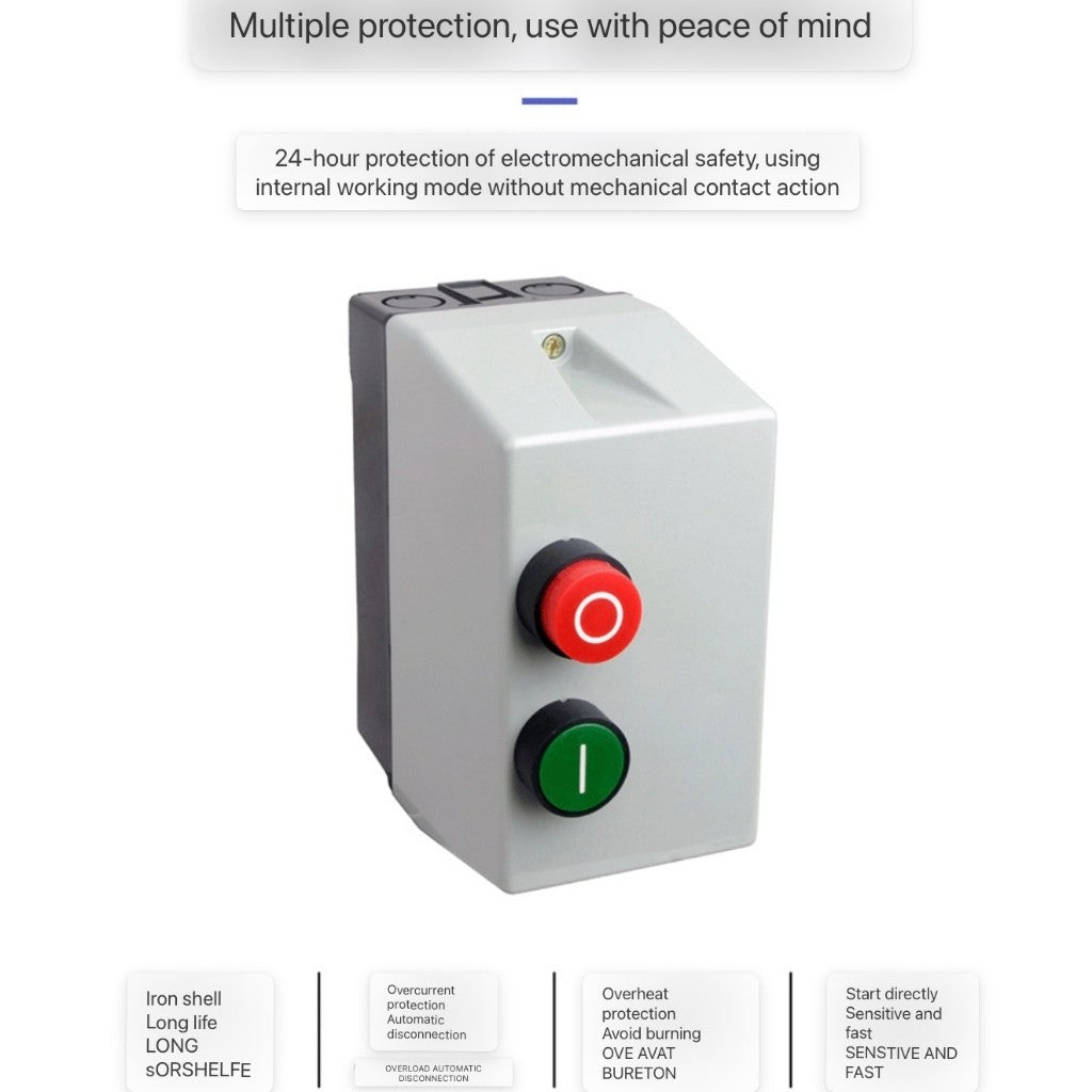 Magnetic starter controller protects magnetic start-stop switch