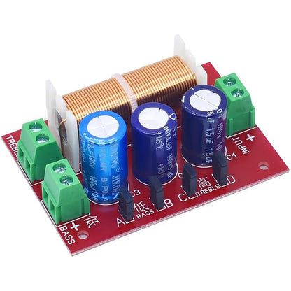 YLY-2088 2 Way Crossover Filters Module 400W HiFi Speaker Modification Upgrade Board Full Range Treble Bass Welding Free