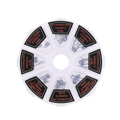 8 in 1 (48pcs) pre built wire set & Heating Wire Resistance Wire Premade Coil