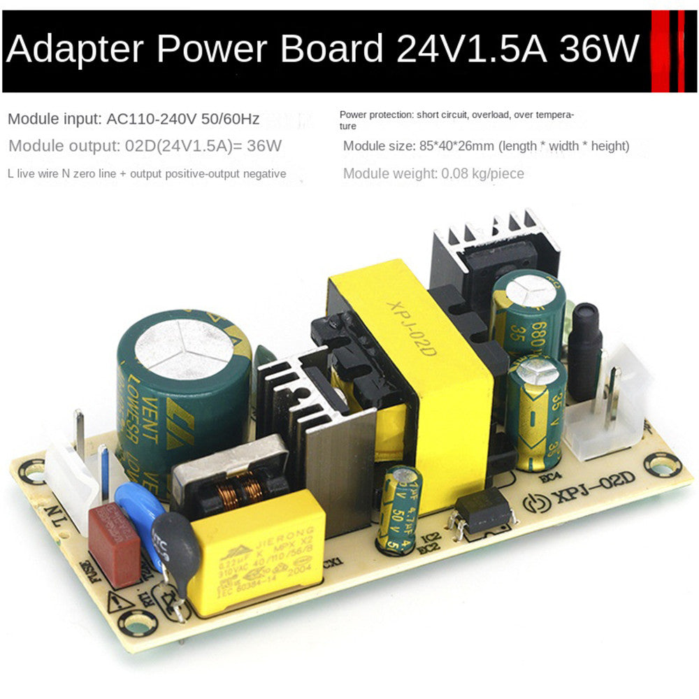 AC-DC 12V 1.5A 5V 2A  12V3A Switching Power Supply Module Adapter Bare Circuit 100-265V to 12V 5V 24V Board Regulator