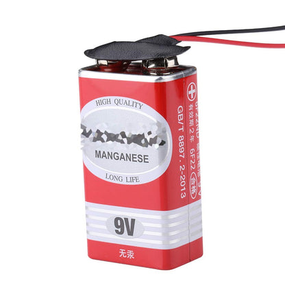 9V BATTERY SOFT CLIP SNAP PLUG CAP CONNECTOR WITH DC PLUG