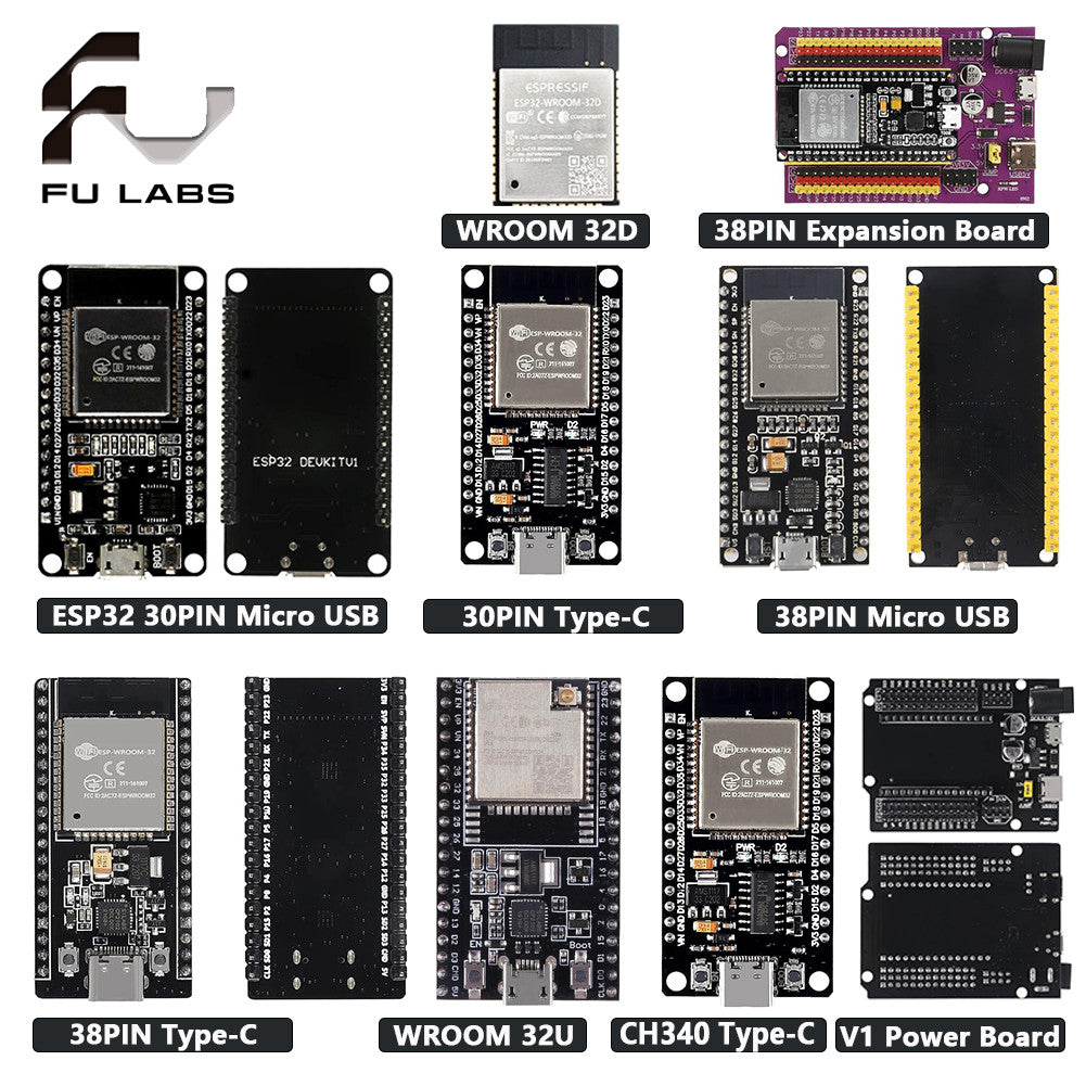 ESP32 Development Board WiFi+Bluetooth Ultra-Low Power Consumption Dual Core ESP-32 ESP-32S ESP 32 Similar ESP8266