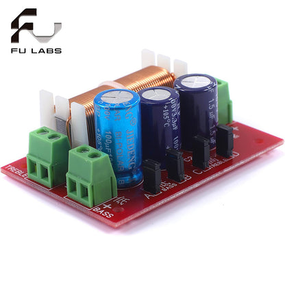 YLY-2088 2 Way Crossover Filters Module 400W HiFi Speaker Modification Upgrade Board Full Range Treble Bass Welding Free