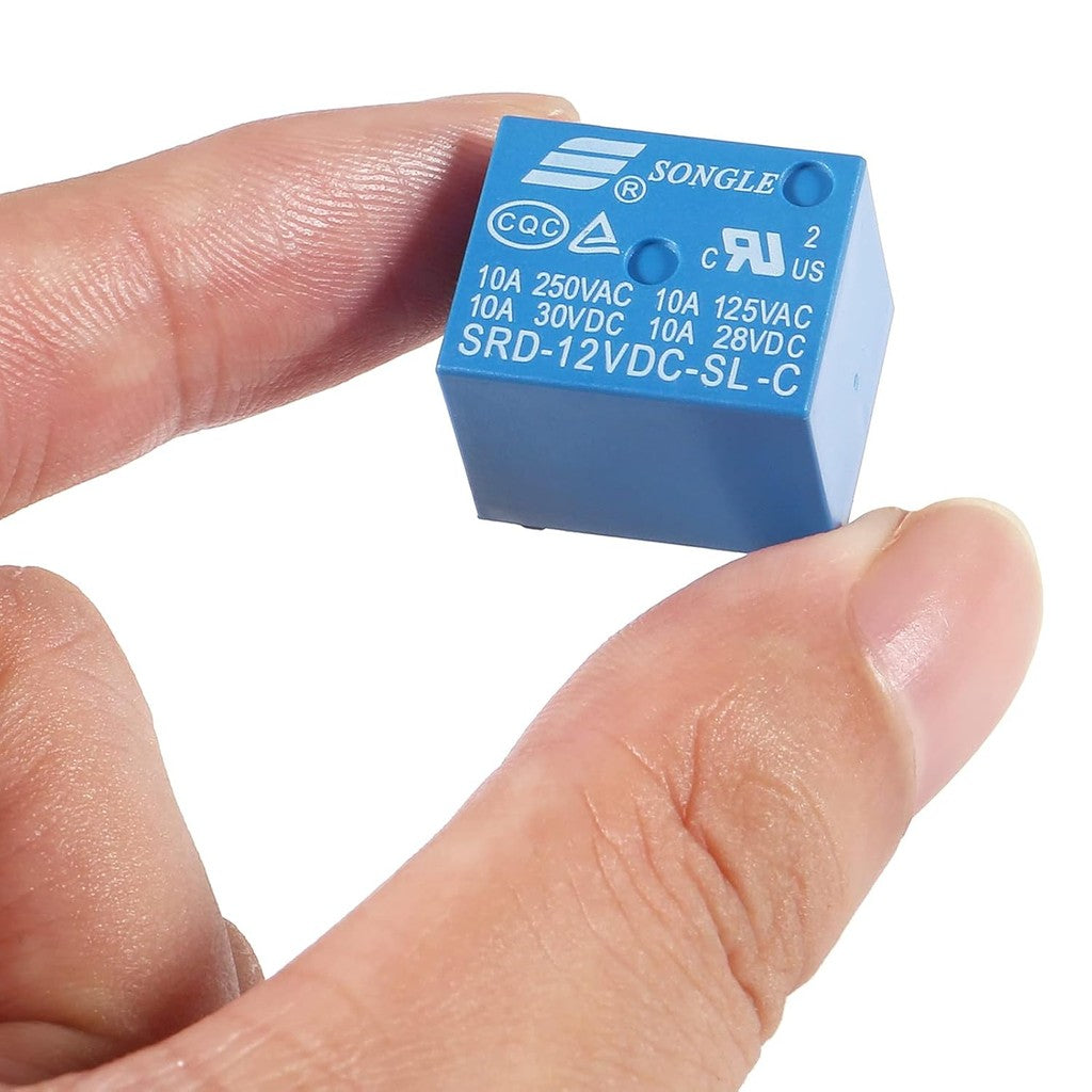 5Pcs 5Pin Relays SPDT 3V 5V 6V 12V 24V 24V