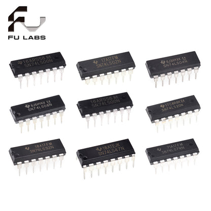 74LSxx LOGIC GATES LOGIC IC 7400 7402 7404 7408 7410 7411 74155 7420 7409 74138 7432 7447 7476 7486