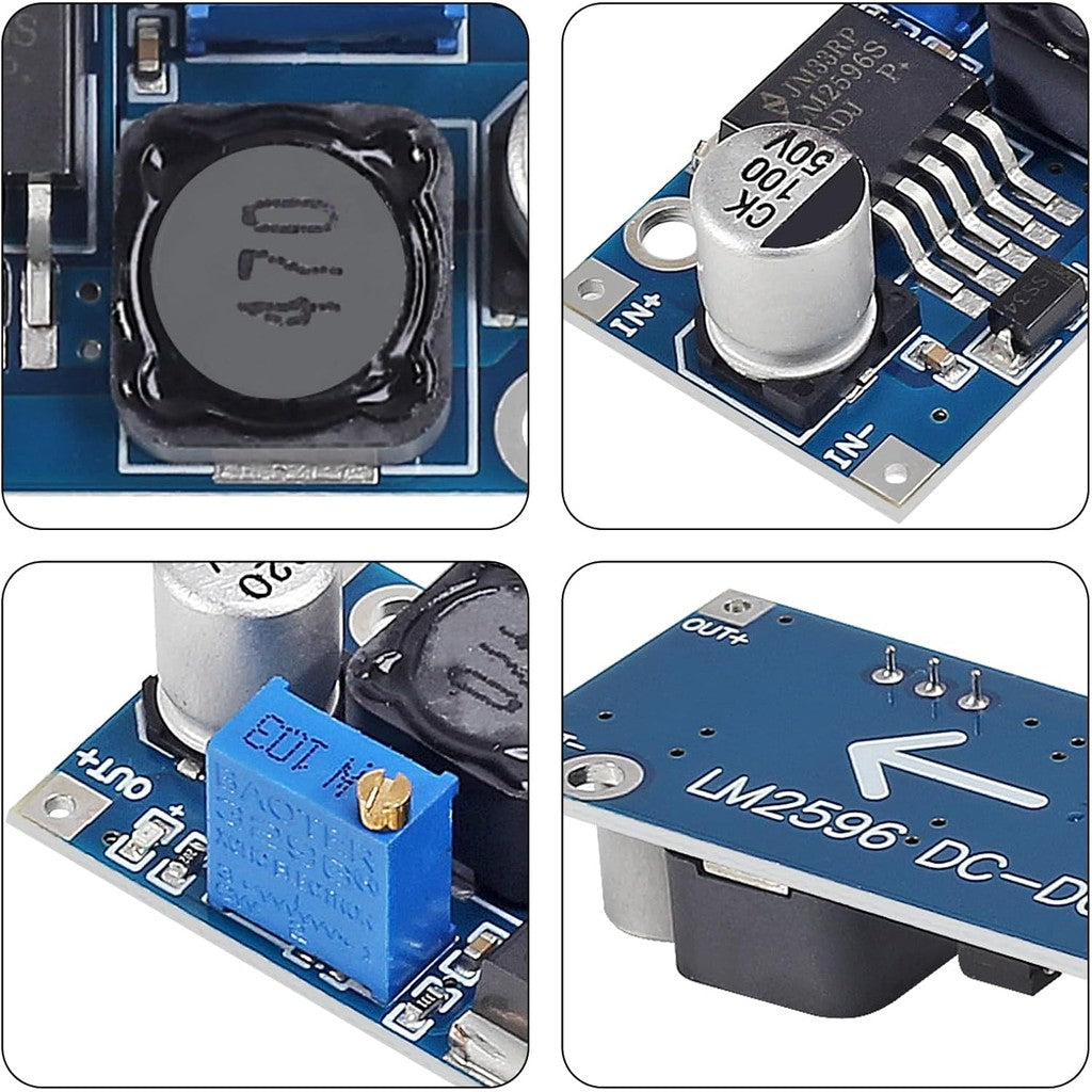 LM2596 DC-DC Buck Converter Step Down Converter Power Supply Module