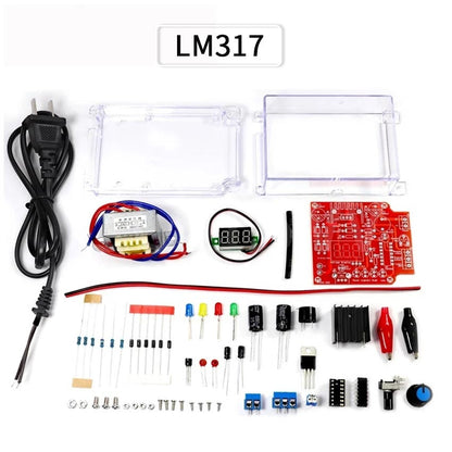 LM317 Adjustable Power Supply DIY Electronic Kit Regulated Voltage PCB Board 110V 220V 12V Stabilize