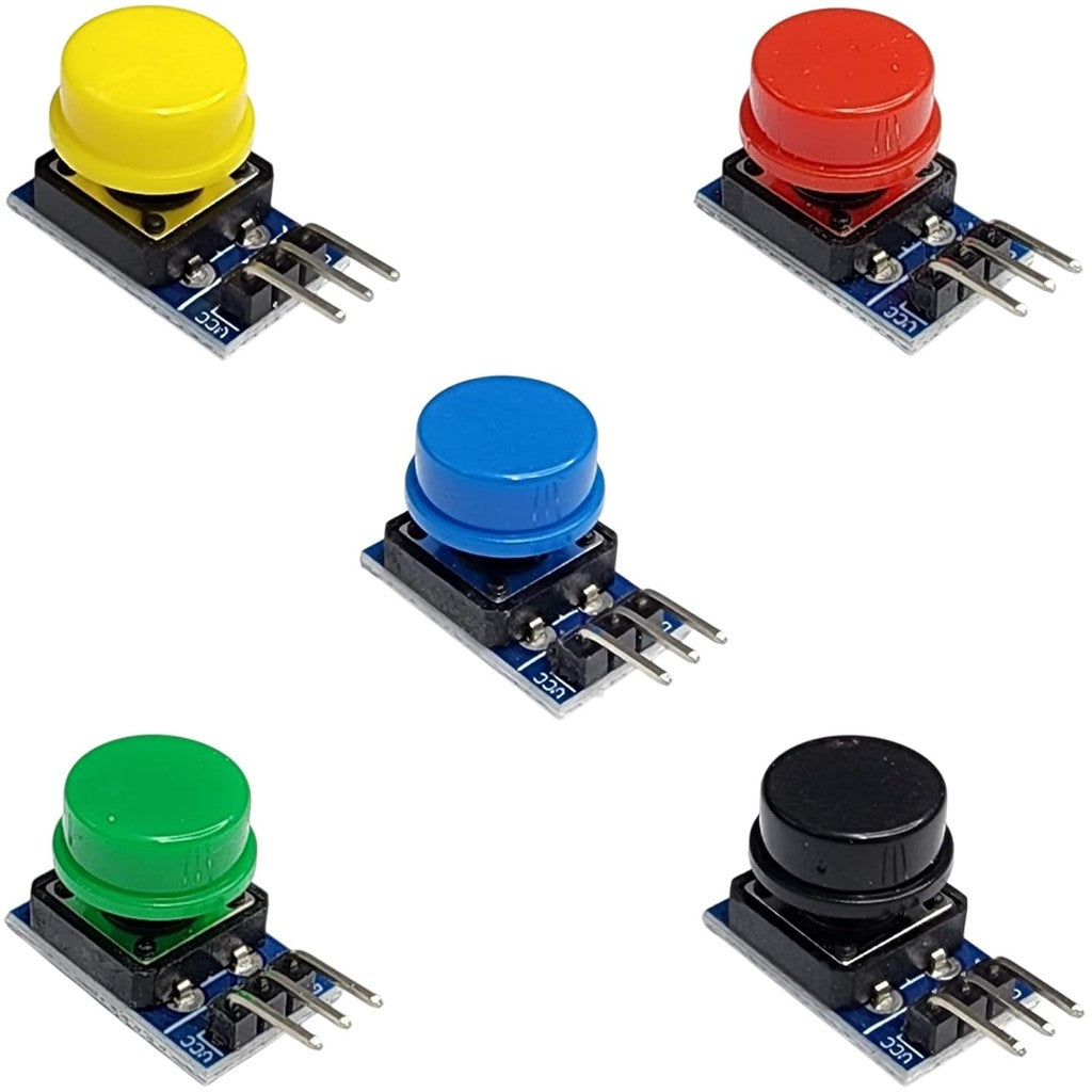 1PCS 12X12MM Big key module Big button module Light touch switch module with hat High level output f