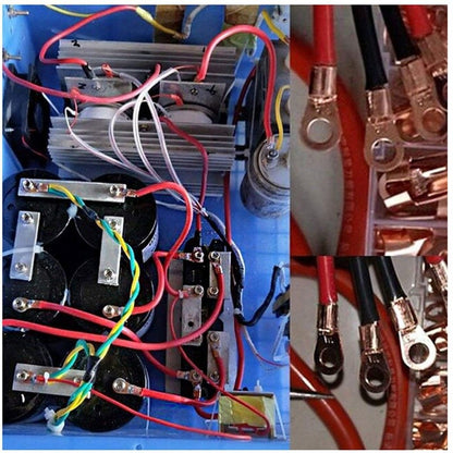 70PCS Copper Battery Cable Connector Terminal Open Lugs Wire Terminals OT 10/20/30/40/50A