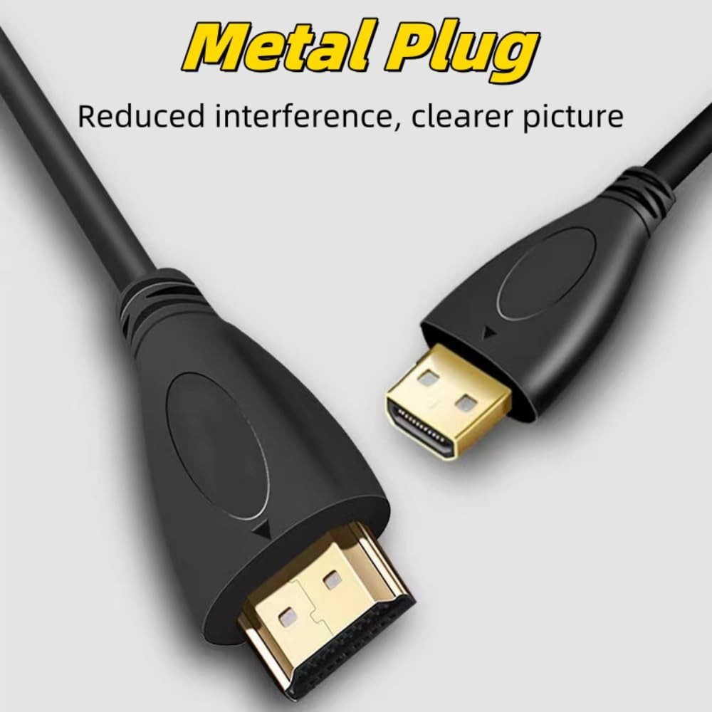 Micro HDMI To HDMI Cable 4K HDMI Cable For Camera  Raspiberry Pi
