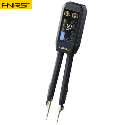 FNIRSI LCR-ST1 Mini Smart Tweezer LCR SMD ESR Tester Resistance Capacitance Inductance Continuity Diode Test Measurement Tools 15X3 CM