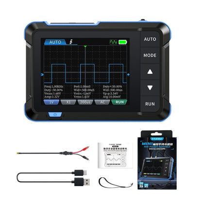 FNIRSI DSO153 Digital Portable Oscilloscope Signal Generator 2in1 1MHz Bandwidth 5MSa/s Sampling Rate Electronics Repair Tools 15X9CM