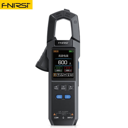FNIRSI DMC-100 DC AC Current Clamp Meter 10000 Counts Digital Multimeter 600A Amperimetric Clamp Tester NCV Electrician Tools 22X11CM