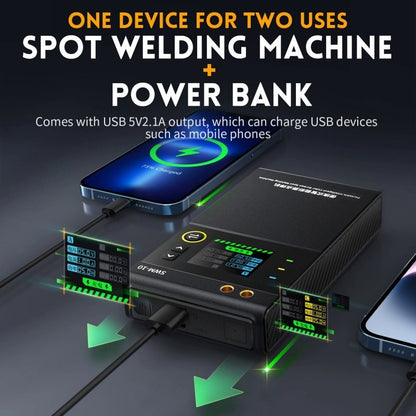 FNIRSI SWM-10 Portable Battery Spot Welder DIY Mini Welding Machine 18650 Battery Pack Welding Tool 5000mah Weldable 0.25mm