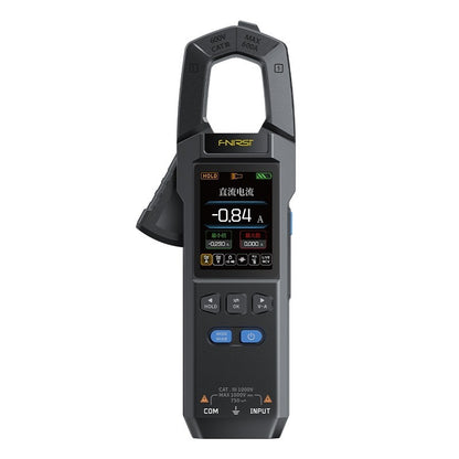 FNIRSI DMC-100 DC AC Current Clamp Meter 10000 Counts Digital Multimeter 600A Amperimetric Clamp Tester NCV Electrician Tools 22X11CM