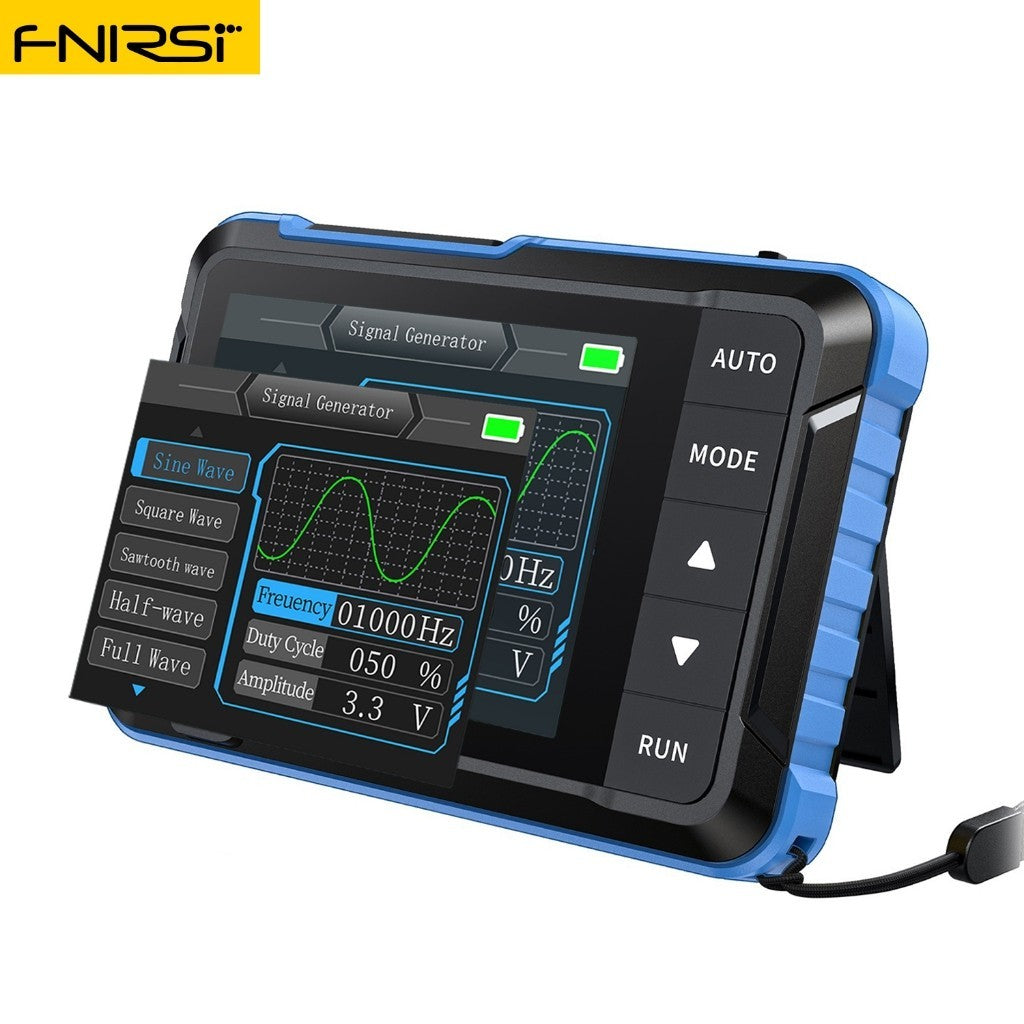 FNIRSI DSO153 Digital Portable Oscilloscope Signal Generator 2in1 1MHz Bandwidth 5MSa/s Sampling Rate Electronics Repair Tools 15X9CM