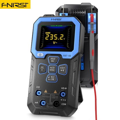 FNIRSI DMT-99 Digital Multimeter 9999 Counts Smart Professional Tester 1000V 10A True RMS Auto Range AC DC Ohm Hz Capacitance  21X12CM