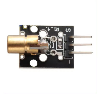 Fulabs KY-008 650nm Laser sensor Module 6mm 5V 5mW Red Laser Dot Diode Copper Head for Arduino